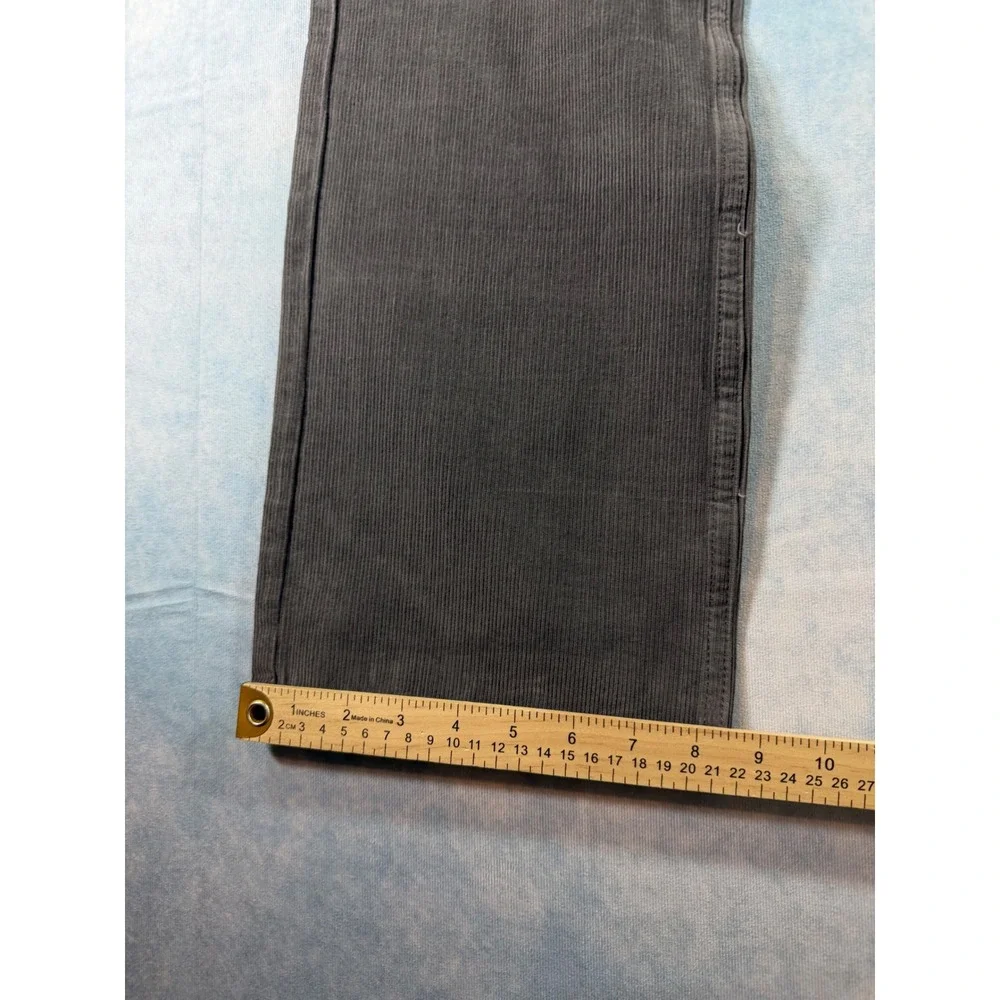 Levi's 514 Straight Corduroy Pants Mens 36x34 Grey NWT Warp Stretch MSRP $60
